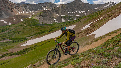 mountain biking in high peaks small